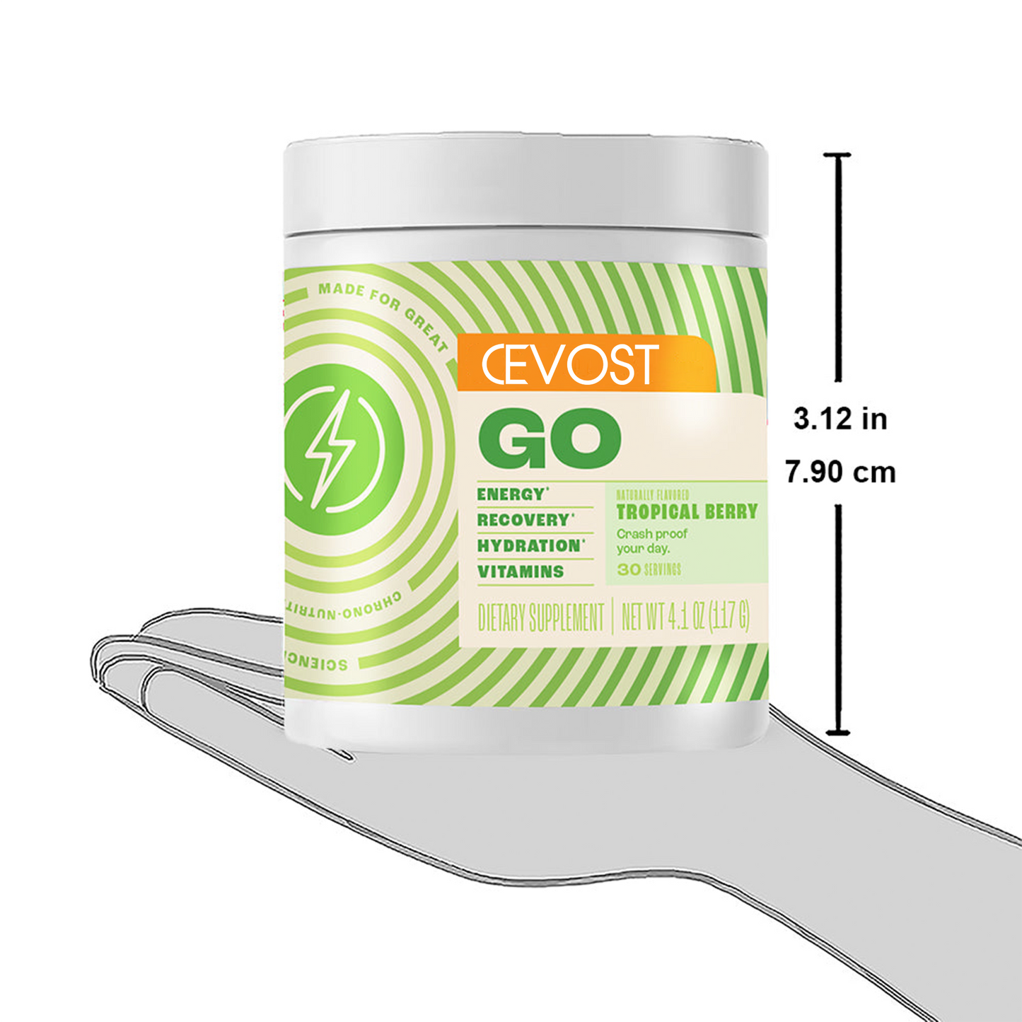 Cevost Go The Pre-Workout Energy Booster Supplement