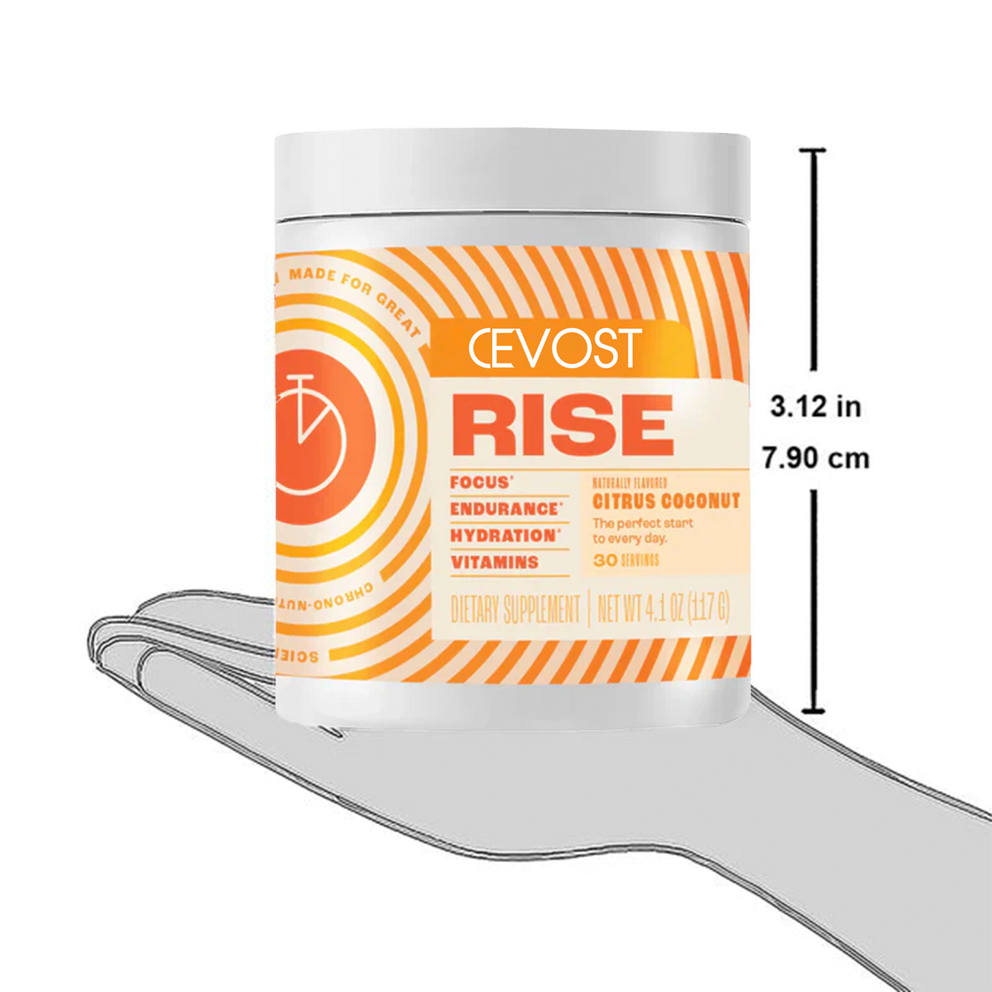 Cevost Rise The Energy And Focus Supplement