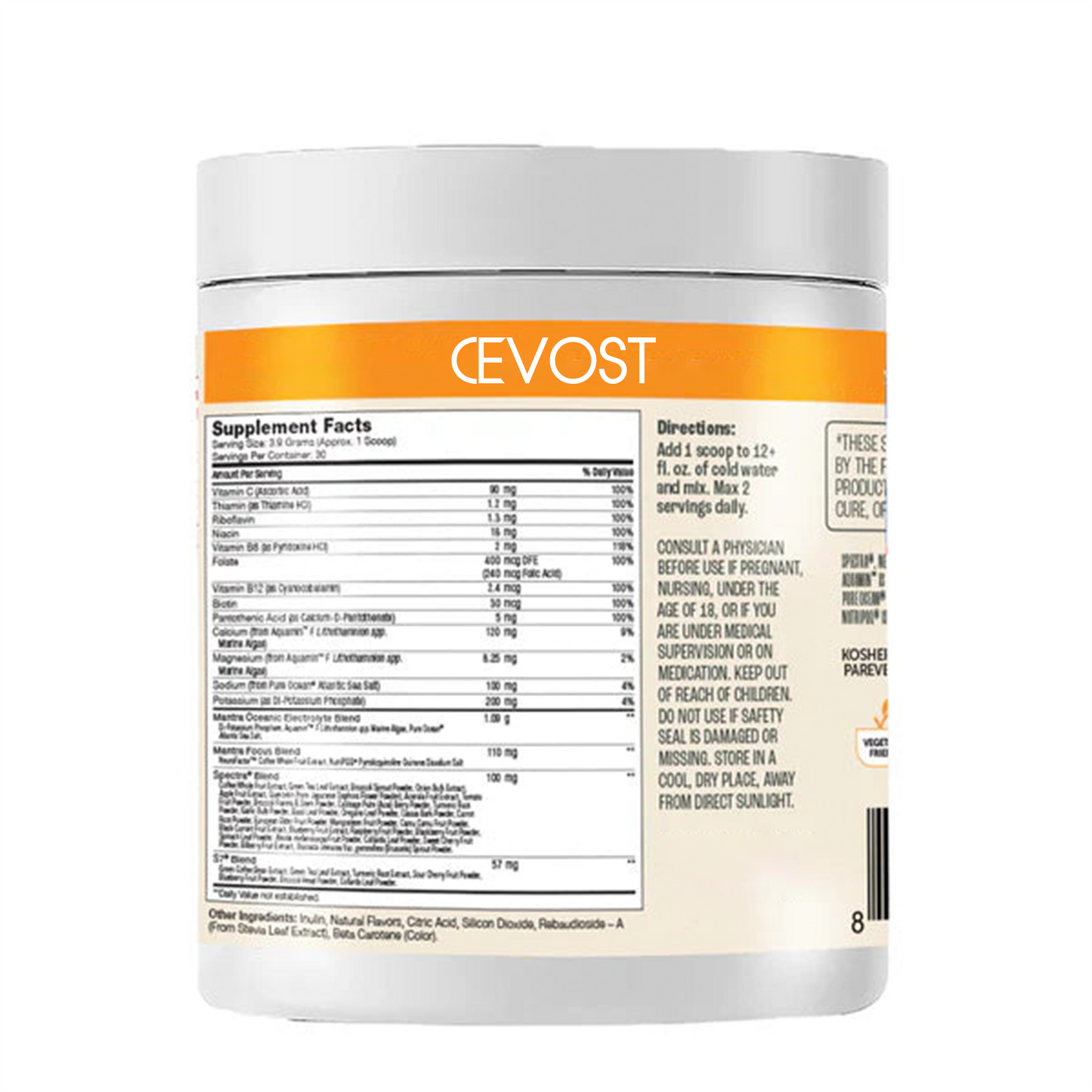 Cevost Rise The Energy And Focus Supplement