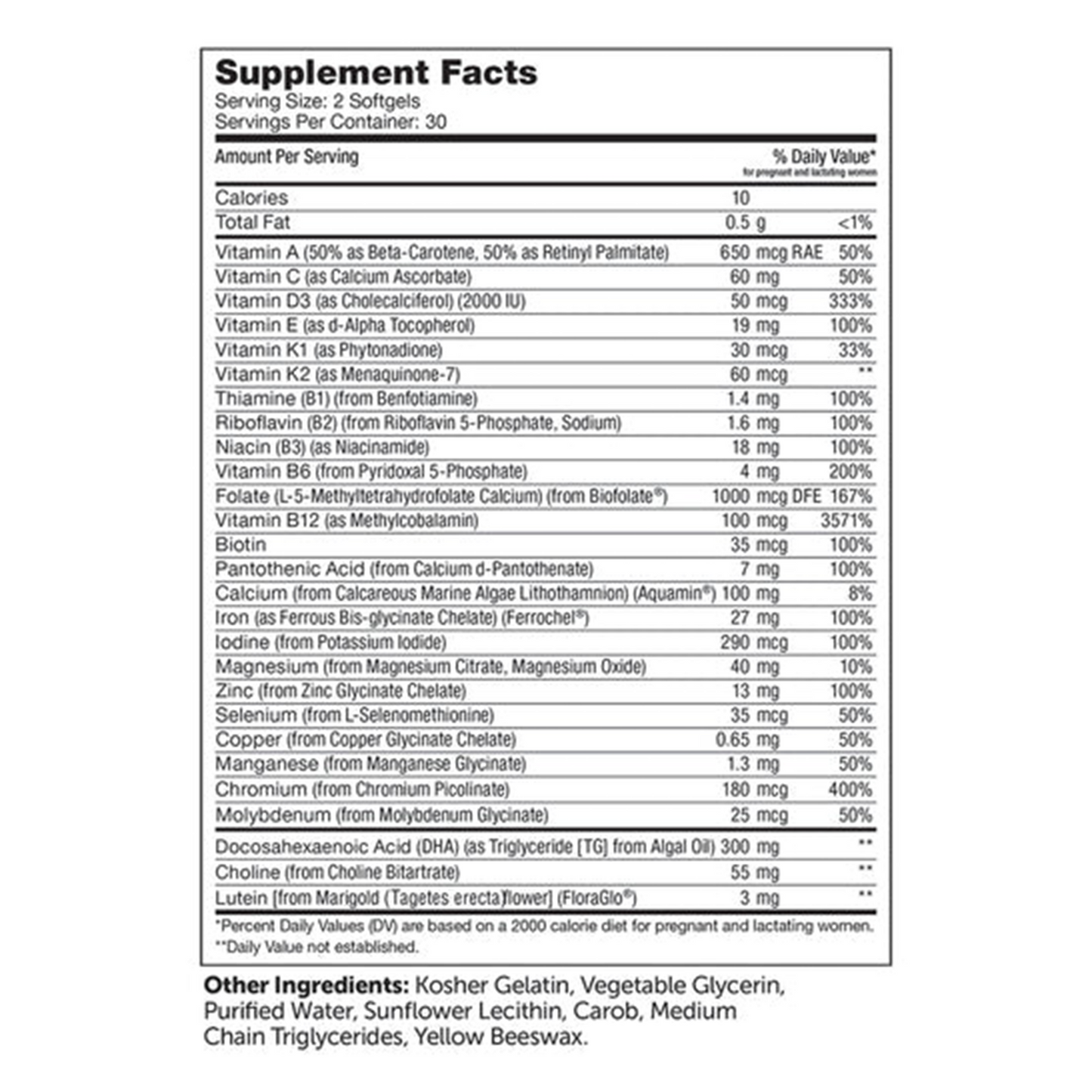 Cevost Prenatal +DHA 300
