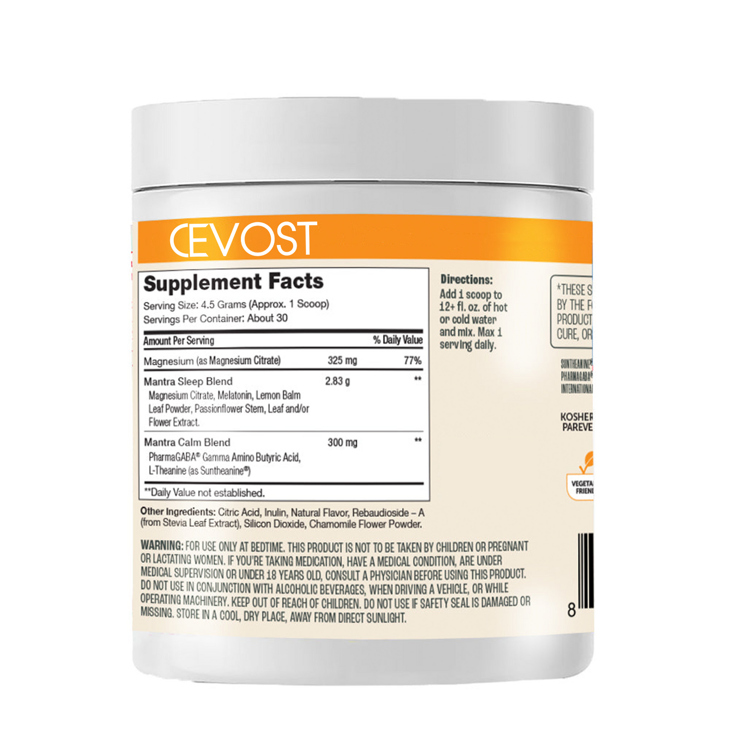 Cevost Rest The Calming Sleep Aid Supplement